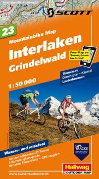 MTB-Karte 23 Interlaken, Grindelwald 1 : 50 000