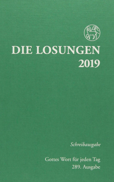 Die Losungen 2019. Deutschland / Losungen 2019: Schreibausgabe (Deutschland)