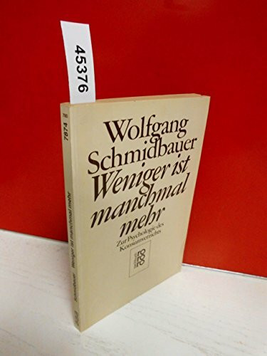 Weniger ist manchmal mehr. Zur Psychologie des Konsumverzichts