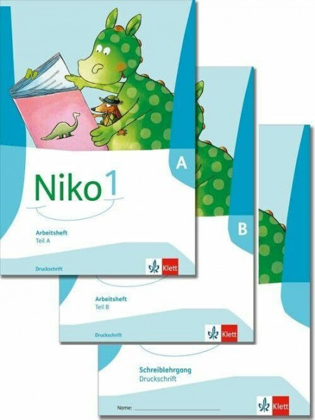Niko 1: Paket: Arbeitsheft zur Fibel in Druckschrift, Druckschriftlehrgang Klasse 1 (Niko. Ausgabe ab 2026)