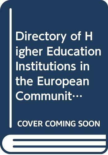 Directory of Higher Education Institutions in the European Community