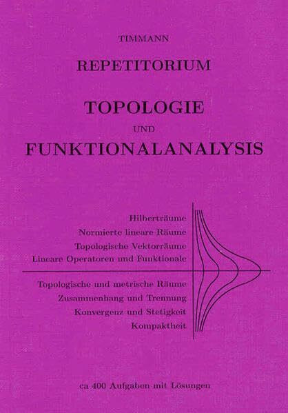 Repetitorium Topologie und Funktionalanalysis