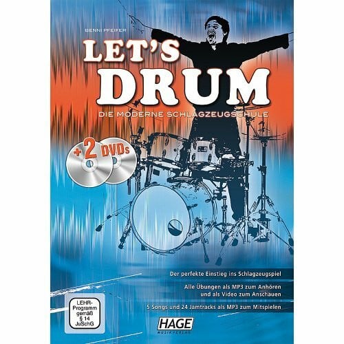 Hage - Let's Drum - Die moderne Schlagzeugschule (inkl. Online Audio/Video)