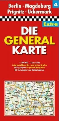 Die Generalkarten Deutschland Extra, 12 Bl., Bl.4, Berlin, Brandenburg, Sachsen-Anhalt Nord