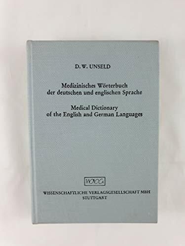 Medical dictionary of the English and German languages: 2 parts in 1 vol