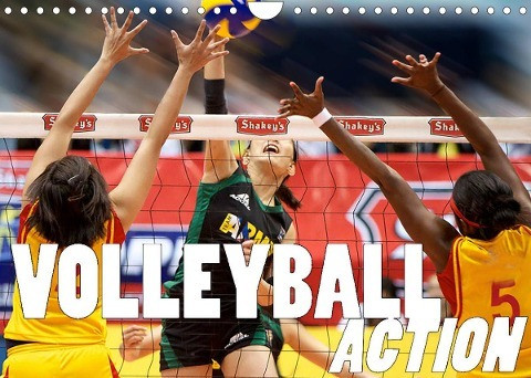 Volleyball Action (Wandkalender 2022 DIN A4 quer)