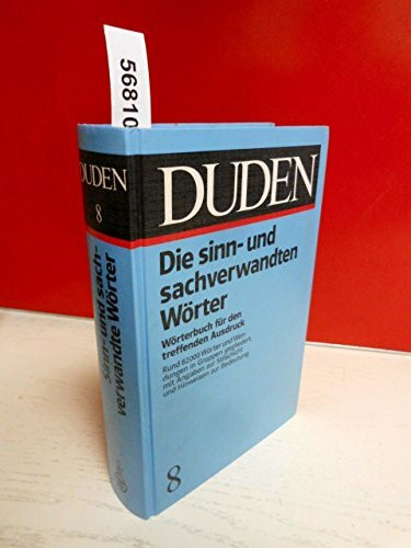 Duden: Die sinn- und sachverwandten Wörter