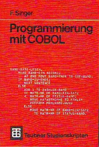 Programmierung mit COBOL