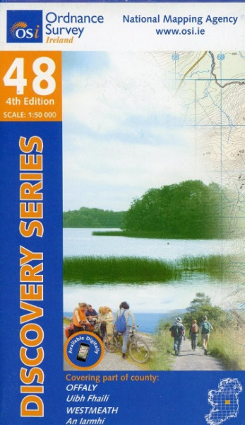Irish Discovery Series 48. Offaly, Westmeath 1:50 000