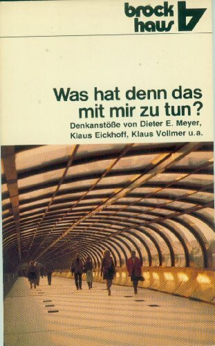 Was hat denn das mit mir zu tun.