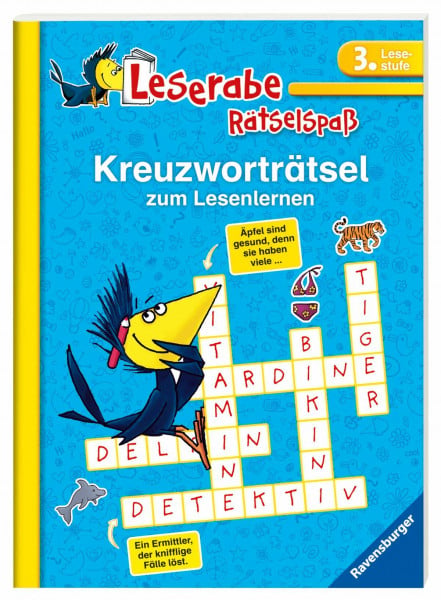 Leserabe: Kreuzworträtsel zum Lesenlernen (3. Lesestufe) (Leserabe - Rätselspaß)