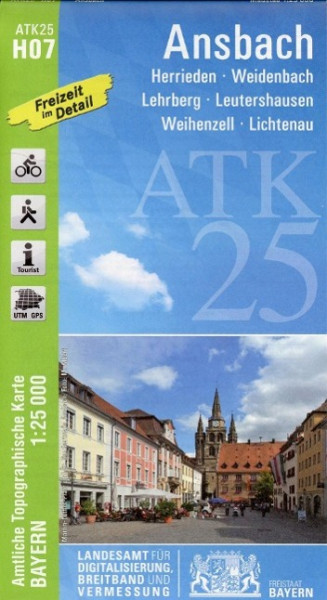 Ansbach 1 : 25 000