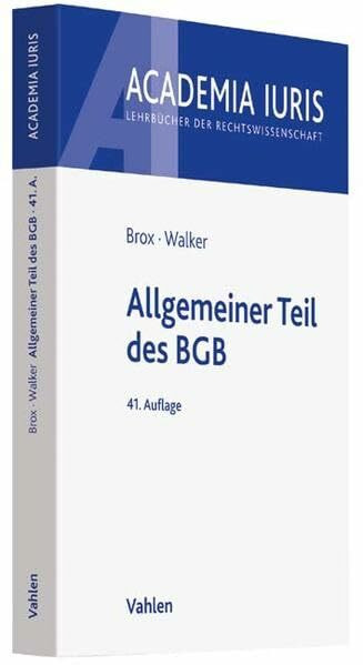 Allgemeiner Teil des BGB (Academia Iuris)