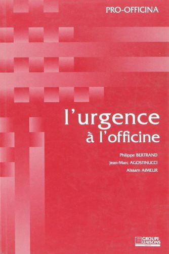 L'urgence à l'officine