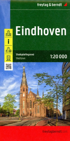 Eindhoven, Stadtplan 1:20.000, freytag & berndt