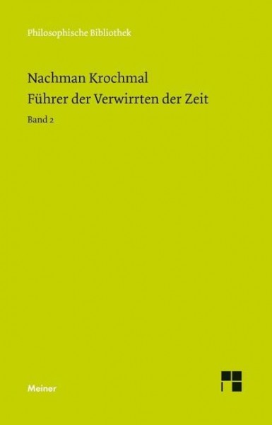 Führer der Verwirrten der Zeit. Band 2