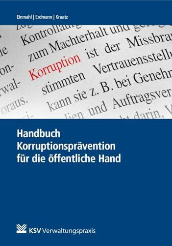 Handbuch Korruptionsprävention für die öffentliche Hand