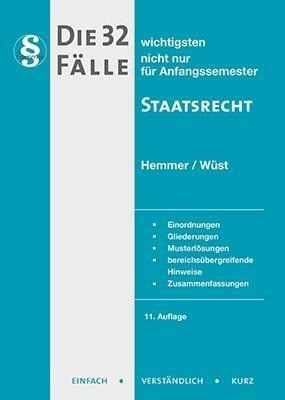 Die 32 wichtigsten Fälle Staatsrecht