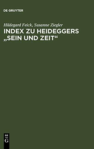 Index zu Heideggers "Sein und Zeit"