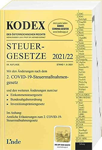 KODEX Steuergesetze 2021/22 (Kodex des Österreichischen Rechts)