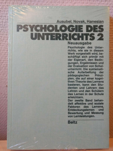 Psychologie des Unterrichts II