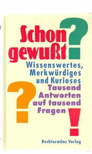Schon gewußt?