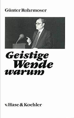 Geistige Wende, warum? Geistige Wende, warum?