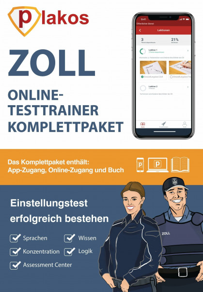 Einstellungstest Zoll: Eignungstest erfolgreich bestehen | 1.000 Aufgaben mit Lösungen | Erfahrungsberichte, Fachwissen, Allgemeinwissen, Logik, Konzentration, Sprache | Mittlerer & gehobener Dienst