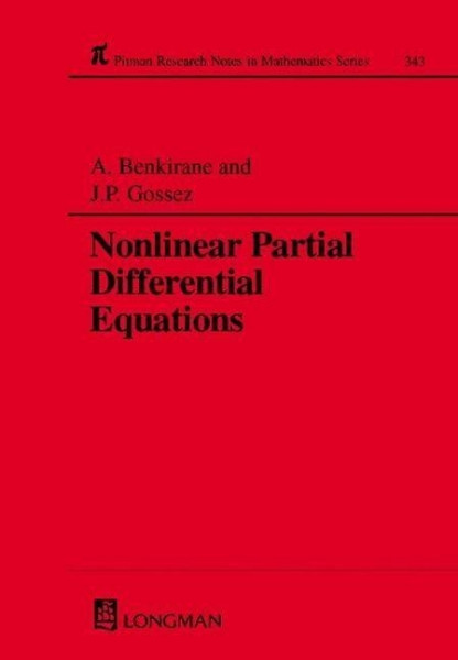 Benkirane, A: Nonlinear Partial Differential Equations