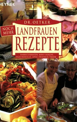 Noch mehr Landfrauenrezepte: Barbecue-Braten, Mini-Lasagne, Zigeunersalat, Apfel-Zwieback-Traum…