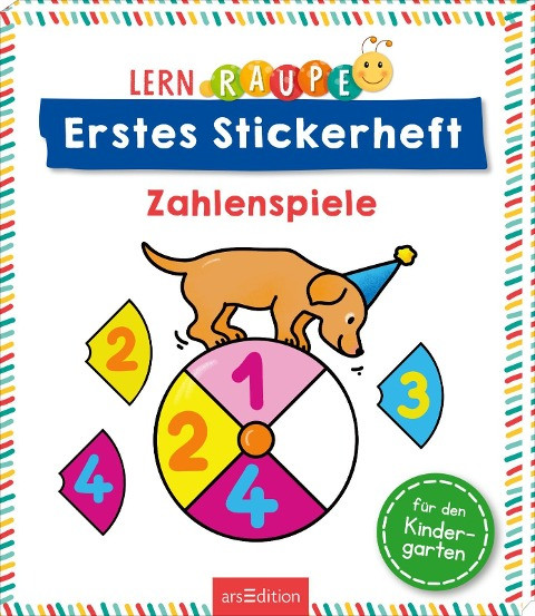 Lernraupe - Erstes Stickerheft - Zahlenspiele