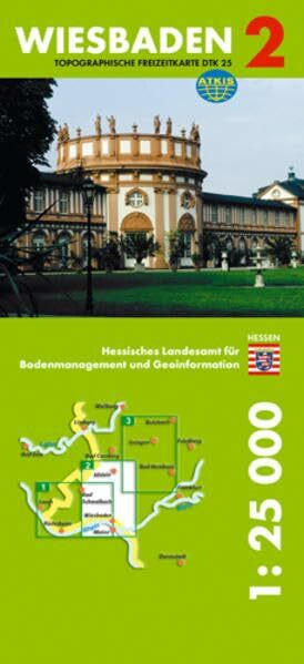 Topographische Sonderkarten Hessen (amtlich) - 1:25000 (TF 25). Sonderblattschnitte auf der Grundlage der Topographischen Karte 1:25000 mit ... Wiesbaden: Topographische Freizeitkarte DTK25