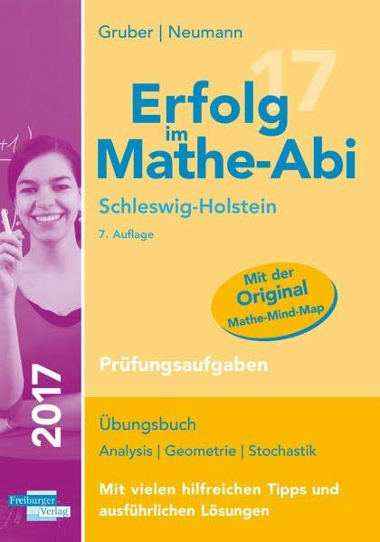 Erfolg im Mathe-Abi 2017 Schleswig-Holstein Prüfungsaufgaben: mit der Original Mathe-Mind-Map