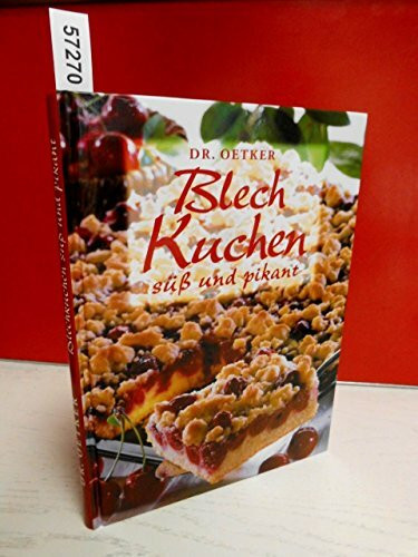 Dr. Oetker Blechkuchen süß und pikant