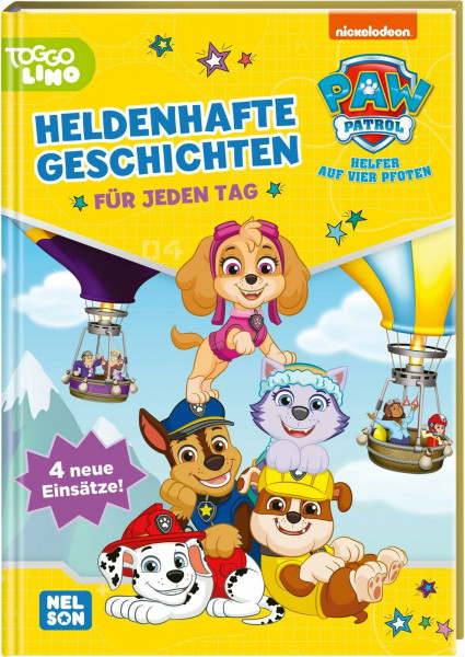 PAW Patrol Geschichtenbuch: Heldenhafte Geschichten für jeden Tag: 4 Einsätze aus der TV-Serie spannend nacherzählt | Vorlesegeschichten ab 3 Jahren mit Marshall, Rubble, Chase, Rocky und Skye
