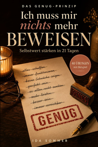 Ich muss mir nichts mehr beweisen: Das Genug-Prinzip – Wie du den Druck loslässt, immer mehr leisten, haben und sein zu müssen