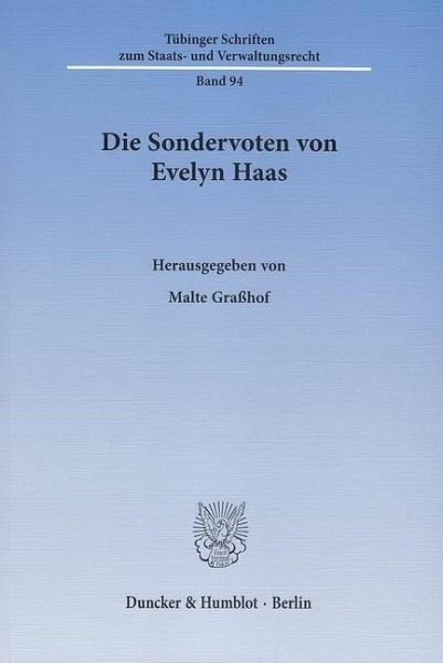 Die Sondervoten von Evelyn Haas