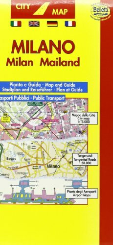 Milano. Con tangenziali, trasporti pubblici 1:15.000 (Piante di città. City map)