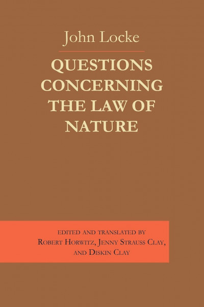 Questions Concerning the Law of Nature