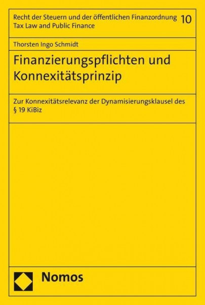 Finanzierungspflichten und Konnexitätsprinzip