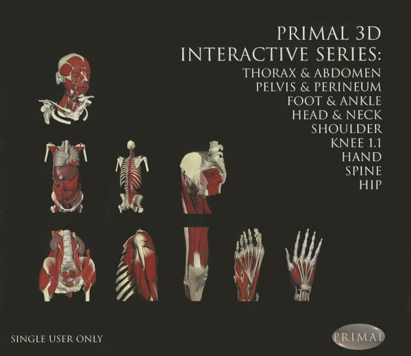 Complete Human Anatomy Primal 3d Interactive Series
