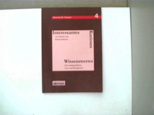 Interessantes, Kurioses, Wissenswertes, Lesebuch und Übungsbuch