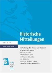 Historische Mitteilungen 27 (2015)