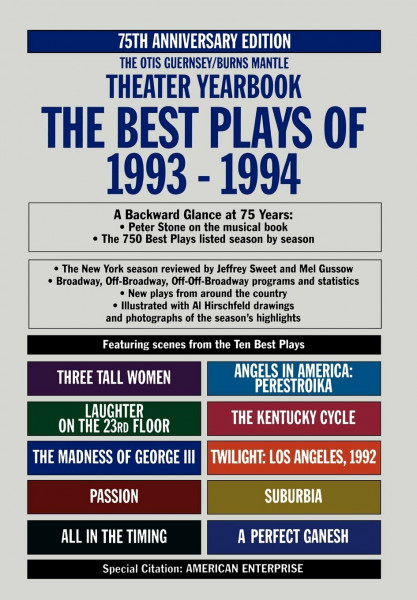 The Best Plays of 1993-1994 (Best Plays Theater Yearbook)