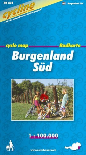 Cycline Radkarte Burgenland Süd. 1 : 100.000 Österreich (bikeline Radkarten)