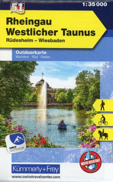 Rheingau Westlicher Taunus Nr. 51 Outdoor Deutschland 1:35 000