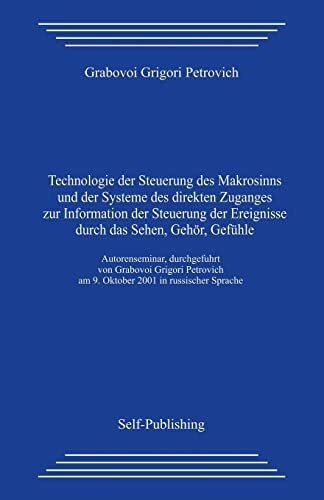 Technologie der Steuerung des Makrosinns