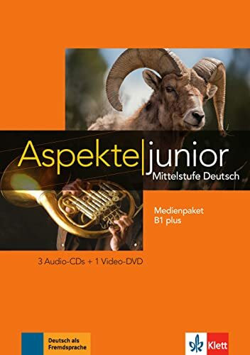 Aspekte junior B1 plus: Mittelstufe Deutsch. Medienpaket (3 Audio-CDs + DVD) (Aspekte junior: Mittelstufe Deutsch)
