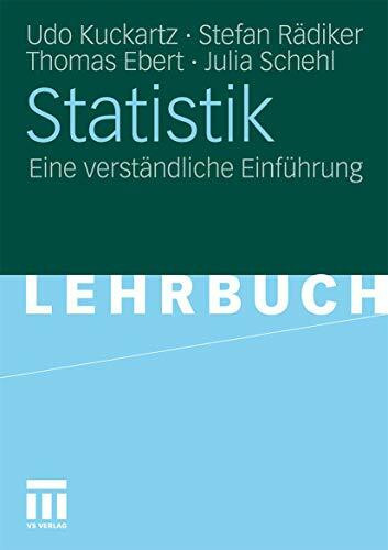 Statistik. Eine verständliche Einführung