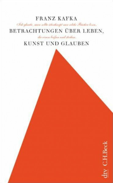 Betrachtungen über Leben, Kunst und Glauben: Mit e. Nachw. von Peter-André Alt